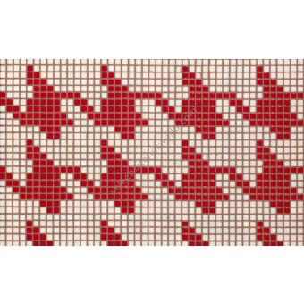 Bisazza / Mosaico - Decorations / Pied De Poule Rosso (Flooring)