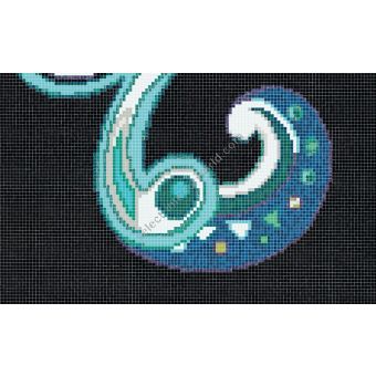 Bisazza / Mosaico - Decorations / Pizzo Blu (Modern)