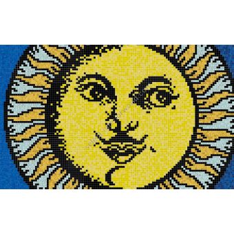 Bisazza / Mosaico - Decorations / Soli A Capri Blu (Collezione fornasetti)