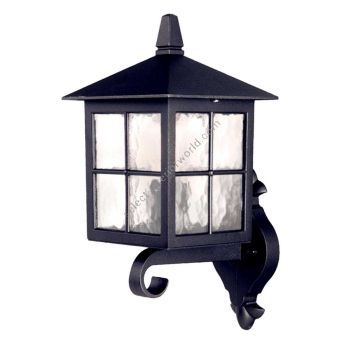 Elstead Lighting / Outdoor Wall Lights / Winchester Up Lantern Black