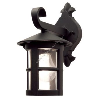 Elstead Lighting / Outdoor Wall Lights / Hereford 1 Down Lantern Black