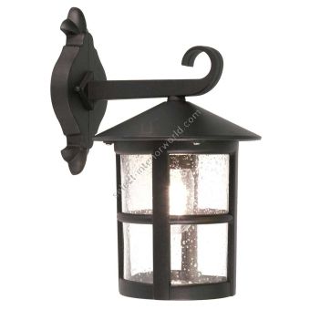 Elstead Lighting / Outdoor Wall Lights / Hereford Large Down Black