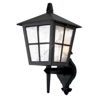 Elstead Lighting / Outdoor Wall Lights / Canterbury Up Lantern Black
