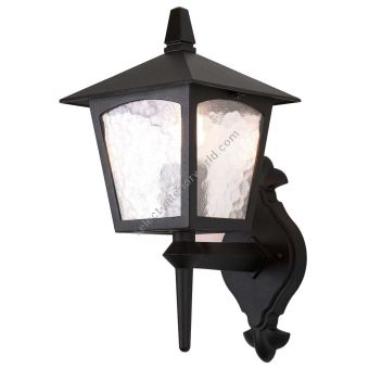 Elstead Lighting / Outdoor Wall Lights / York Up Lantern Black