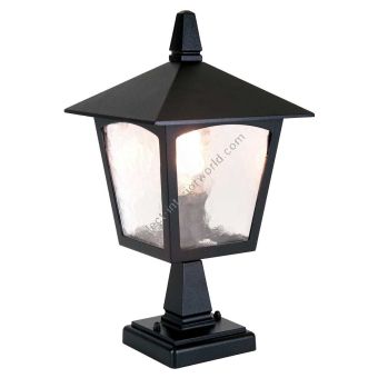 Elstead Lighting / Outdoor Pedestal Lights / York 1 Lantern Black