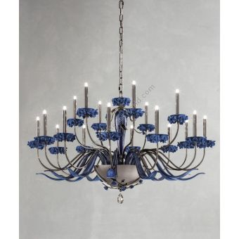 Euroluce Lampadari / Chandeliers / Bora L12+6 Blue