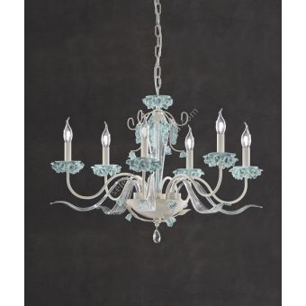 Euroluce Lampadari / Chandeliers / Bora L6 Tiffany Bright