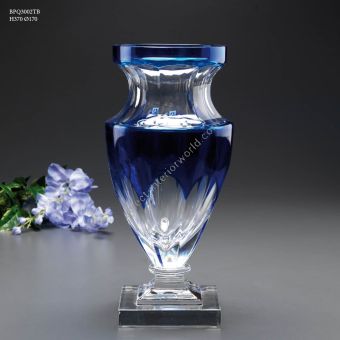 Italian Luxury Lighting / Vases / Blue Crystal BPQ3002TB
