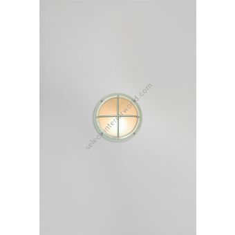 Original BTC / Wall Lights / Brass Bulkhead with Cross Guard 7226