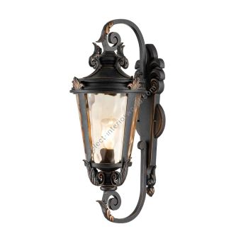 Elstead Lighting / Outdoor Wall Lights / Baltimore Large Lantern Weathered Bronze
