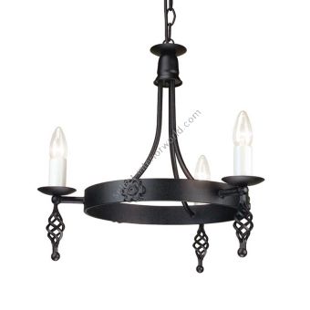 Elstead Lighting / Chandeliers / Belfry 3 Black