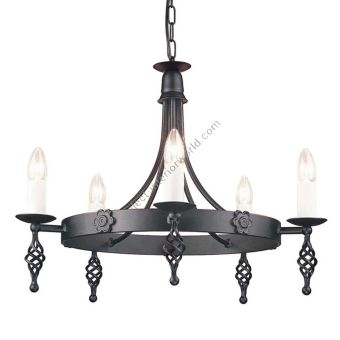 Elstead Lighting / Chandeliers / Belfry 5 Black