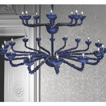 Glass & Glass Murano / Chandeliers / Contemporary Venetian chandeliers C-1920/24