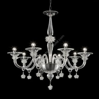 Glass & Glass Murano / Chandeliers / Traditional Venetian chandeliers C-1940/8