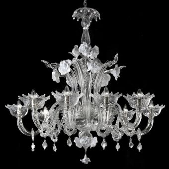 Glass & Glass Murano / Chandeliers / Traditional Venetian chandeliers C-1960/8