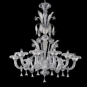 Glass & Glass Murano / Chandeliers / Traditional Venetian chandeliers C-1965/8