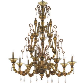Glass & Glass Murano / Chandeliers / Traditional Venetian chandeliers C-1990/9