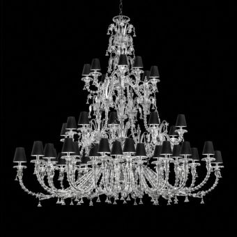 Glass & Glass Murano / Chandeliers / Traditional Venetian chandeliers C-2302/52P