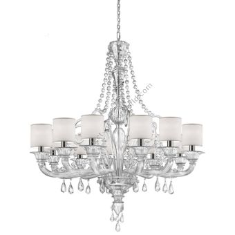Glass & Glass Murano / Chandeliers / Contemporary Venetian chandeliers C-2304/12P