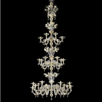 Glass & Glass Murano / Chandeliers / Traditional Venetian chandeliers C-2792/36
