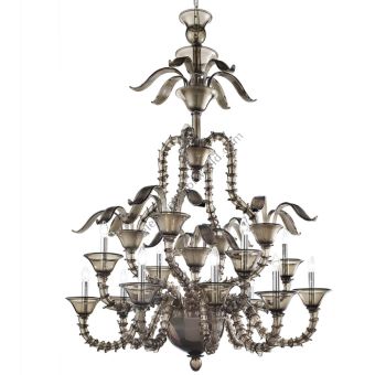 Glass & Glass Murano / Chandeliers / Traditional Venetian chandeliers C-Londra/12