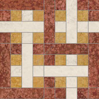 Bisazza / Marmo - Marmo Matt / Mesh Red SW10318