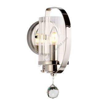Elstead Lighting / Wall Lights / Cassie Polished Nickel Plated