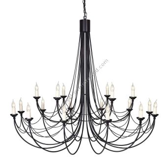 Elstead Lighting / Chandeliers / Carisbrooke 18 Black