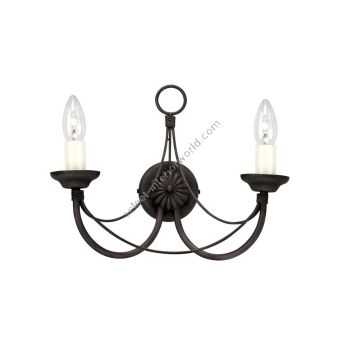 Elstead Lighting / Wall Lights / Carisbrooke 2 Black
