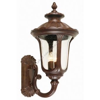 Elstead Lighting / Outdoor Wall Lights / Chicago Large Up Lantern Rusty Bronze Patina