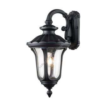 Elstead Lighting / Outdoor Wall Lights / Chicago 1 Small Lantern Textured Black