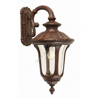 Elstead Lighting / Outdoor Wall Lights / Chicago Small Down Lantern Rusty Bronze Patina