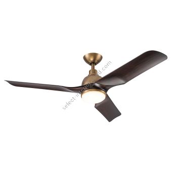 Elstead Lighting / Ceiling Lights / Aviateur 52 Fan Painted Walnut