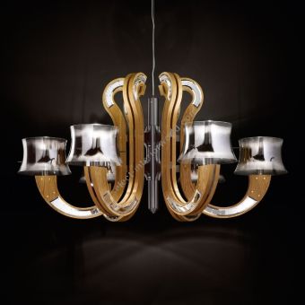 Arte Veneziana / Chandeliers / Chalet New Classic LCC-GLF-201-LC100