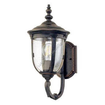 Elstead Lighting / Outdoor Wall Lights / Cleveland 1 Small Lantern Weathered Bronze