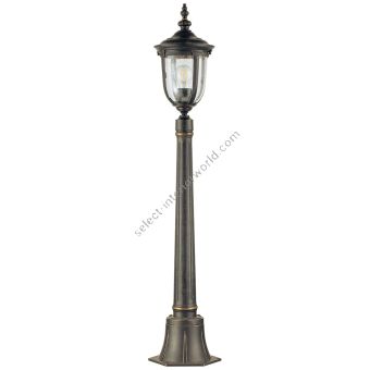 Elstead Lighting / Outdoor Post Lights / Cleveland Small Pillar Lantern Weathered Bronze