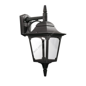 Elstead Lighting / Outdoor Wall Lights / Chapel 1 Down Lantern Black