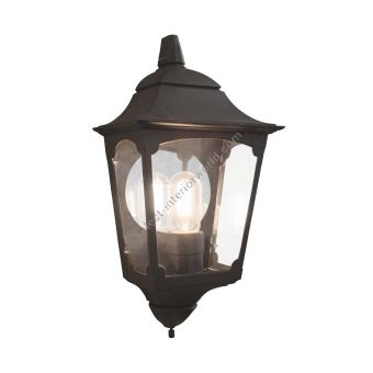 Elstead Lighting / Outdoor Wall Lights / Chapel Half Lantern Black CP7-2