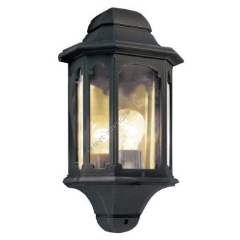 Elstead Lighting / Outdoor Wall Lights / Chapel Half Lantern Black