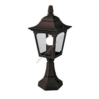 Elstead Lighting / Outdoor Pedestal Lights / Chapel 1 Mini Lantern Black