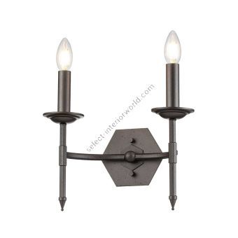 Elstead Lighting / Wall Lights / Crown 2 Iron Gate