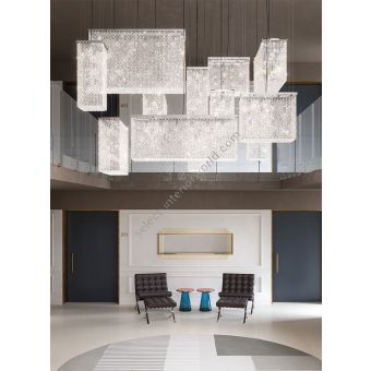 Masiero / Pendants & Suspension Lights / CUBO COMBO S12 200 SQ