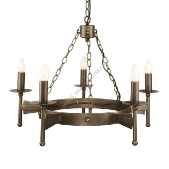 Elstead Lighting / Chandeliers / Cromwell 5 Old Bronze