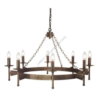 Elstead Lighting / Chandeliers / Cromwell 8 Old Bronze