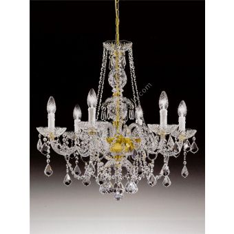 Italian Luxury Lighting / Chandeliers / Elegance Crystal 6 Lights D1303 006