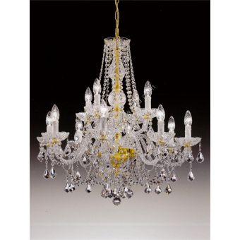 Italian Luxury Lighting / Chandeliers / Elegance Crystal 12 Lights D1303 012