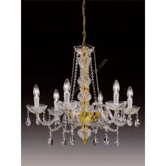 Italian Luxury Lighting / Chandeliers / Elegance Crystal 6 Lights D1304 006