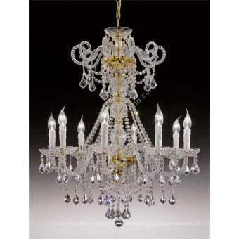 Italian Luxury Lighting / Chandeliers / Elegance Crystal 8 Lights D1305 008