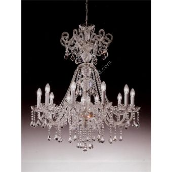 Italian Luxury Lighting / Chandeliers / Elegance Crystal 10 Lights D1305 010