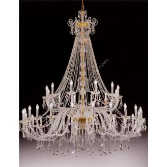 Italian Luxury Lighting / Chandeliers / Elegance Crystal 36 Lights D1305 036